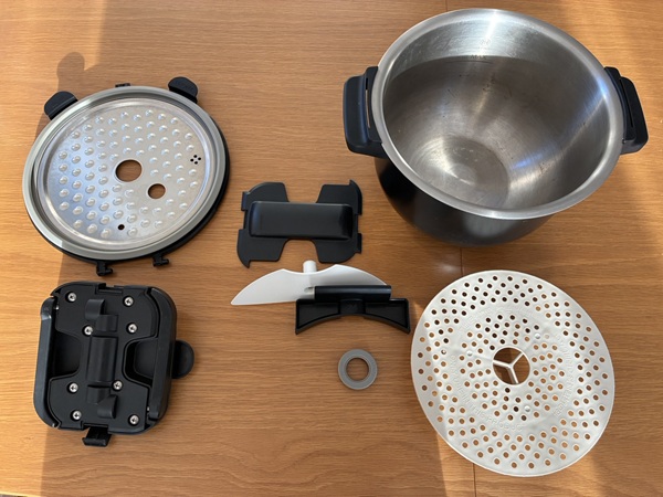 ホットクックで洗わないといけない部品